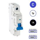 SEP INS1 inst.aut  1p - C - 1A - 10/15kA