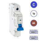 SEP INS1 inst.aut  1p - C - 4A - 10/15kA