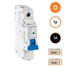 SEP INS1 inst.aut  1p - D - 1A - 10/15kA