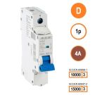 SEP INS1 inst.aut  1p - D - 4A - 10/15kA