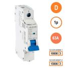 SEP INS1 inst.aut  1p - D - 63A - 10/15kA