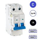 SEP INS1 inst.aut  1p+N - C - 1A - 10/15kA