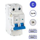 SEP INS1 inst.aut  1p+N - C - 3A - 10/15kA