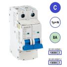 SEP INS1 inst.aut  1p+N - C - 8A - 10/15kA