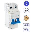 SEP INS1 inst.aut  1p+N - C - 13A - 10/15kA