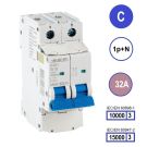 SEP INS1 inst.aut  1p+N - C - 32A - 10/15kA