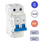 SEP INS1 inst.aut  1p+N - C - 63A - 10/15kA