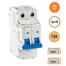SEP INS1 inst.aut  1p+N - D - 13A - 10/15kA