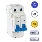 SEP INS1 inst.aut  2p - C - 25A - 10/15kA