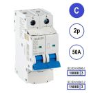 SEP INS1 inst.aut  2p - C - 50A - 10/15kA