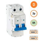 SEP INS1 inst.aut  2p - D - 8A - 10/15kA