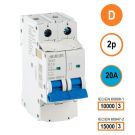 SEP INS1 inst.aut  2p - D - 20A - 10/15kA