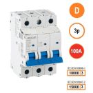 SEP INS1 inst.aut  3p - D - 100A - 10/15kA