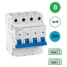 SEP INS1 inst.aut  3p+N - B - 20A - 10/15kA