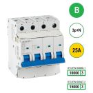 SEP INS1 inst.aut  3p+N - B - 25A - 10/15kA