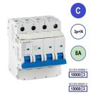 SEP INS1 inst.aut  3p+N - C - 8A - 10/15kA