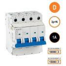 SEP INS1 inst.aut  3p+N - D - 1A - 10/15kA