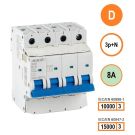 SEP INS1 inst.aut  3p+N - D - 8A - 10/15kA