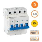 SEP INS1 inst.aut  3p+N - D - 25A - 10/15kA
