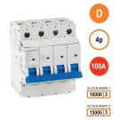 SEP INS1 inst.aut  4p - D - 100A - 10/15kA