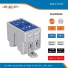 SEP AKN Compact klem, 2 voudig, 2,5-50mm2, CU/AL, blauw