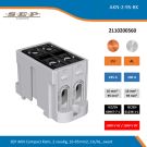 SEP AKN Compact klem, 2 voudig, 16-95mm2, CU/AL, zwart