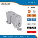 SEP AKN Compact klem, 1 voudig, 1,5-16mm2, CU/AL, grijs