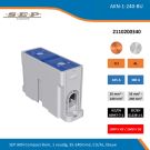 SEP AKN Compact klem, 1 voudig, 35-240mm2, CU/AL, blauw