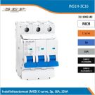 SEP INS1H inst.aut  3p - C - 16A - 15/25kA