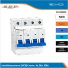 SEP INS1H inst.aut  4p - C - 20A - 15/25kA