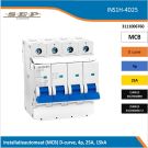 SEP INS1H inst.aut  4p - D - 25A - 15/25kA