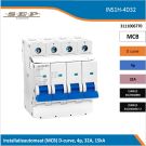 SEP INS1H inst.aut  4p - D - 32A - 15/25kA