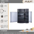 SEP DB verh.groepenkast 2x 18 modulen (12+6) - (b=335, h=427, d=143,5mm)