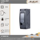 SEP MST-2 mini installatiekast  2 modules IP20 (b=66,5mm, h=185mm, d=91,5mm)