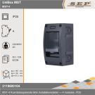 SEP MST-4 mini installatiekast  4 modules IP20 (b=102mm, h=185mm, d=91,5mm)
