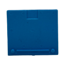 SEP MRK4-BU-E Mini-rijgklem eindplaat blauw