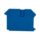 SEP SRK-5 twin- rijgklem endcover blauw