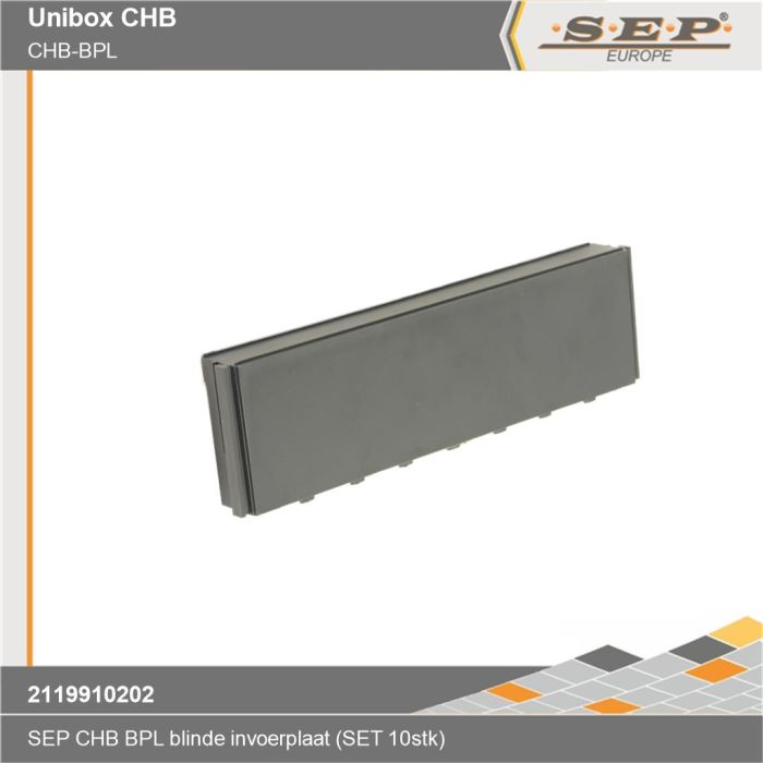 SEP UniBox CHB-BPL - inzetstuk blind - details