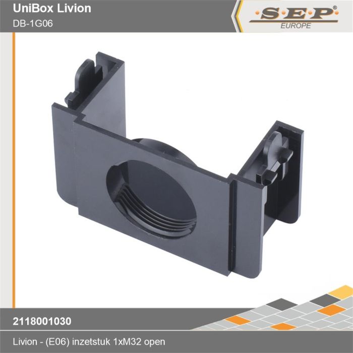 SEP DB-1G06 inzetstuk enkelvoudige kabelinvoer M32 (6M) - technische details