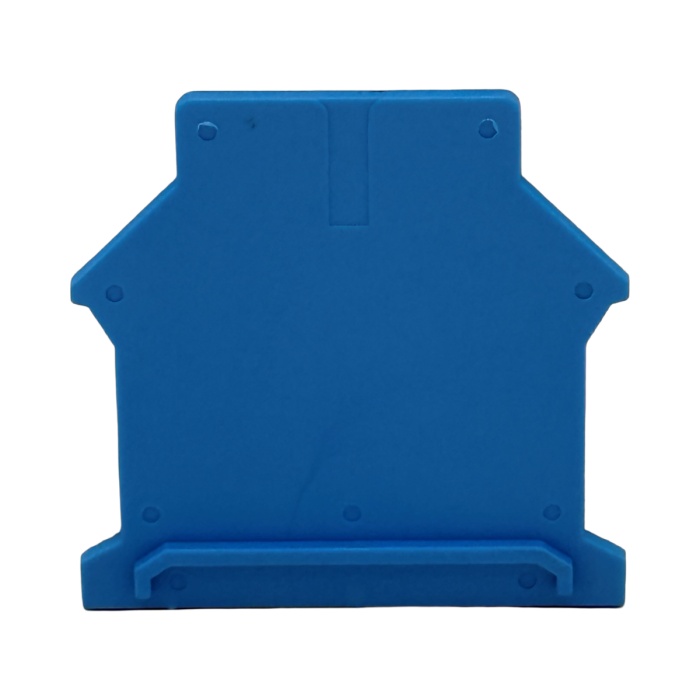 Blauwe eindplaat SEP Europe type SRK-16-BU-E geschikt voor SRK-16 rijgklemmen - artikel 2011300380, GTIN 8718959078217 - verkrijgbaar bij Schotman Elektro B.V.