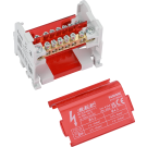 SEP R208/80E verdeelset 80A, 2p, 8x aansl, 500VAC/DC