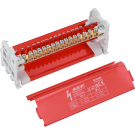 SEP R218/80E verdeelset 80A, 2p, 18x aansl, 500VAC/DC