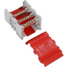 SEP R408/80E verdeelset 80A, 4p, 8x aansl, 500VAC/DC