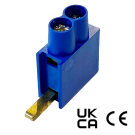 SEP DTL, blauw,  dubbel 2x10mm laag