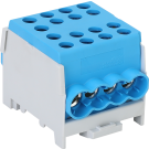 SEP HDB-35/25.3B Hoofdkabel-aftakklem 1x35mm2/3x25mm2 blauw