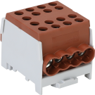 SEP HDB-35/25.3BR Hoofdkabel-aftakklem 1x35mm2/3x25mm2 bruin