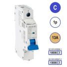SEP INS1 inst.aut  1p - C - 13A - 10/15kA