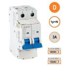 SEP INS1 inst.aut  1p+N - D - 3A - 10/15kA
