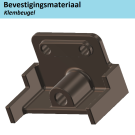 SEP Klembeugel t.b.v. montage op C-profiel