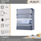SEP CHB12E groepencabinet 12MU met buisverhoging